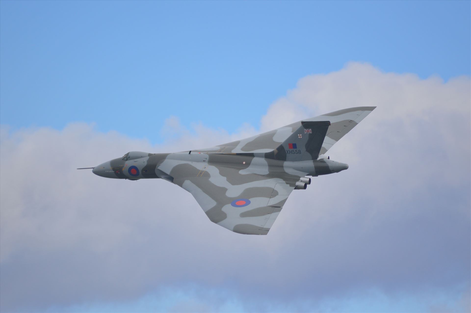 Vulcan bomber XH558 - Farewell tour of the Vulcan bomber XH558.  Taken at Durham and Tees Valley Airport October 2015. by AJ Stoves Photography