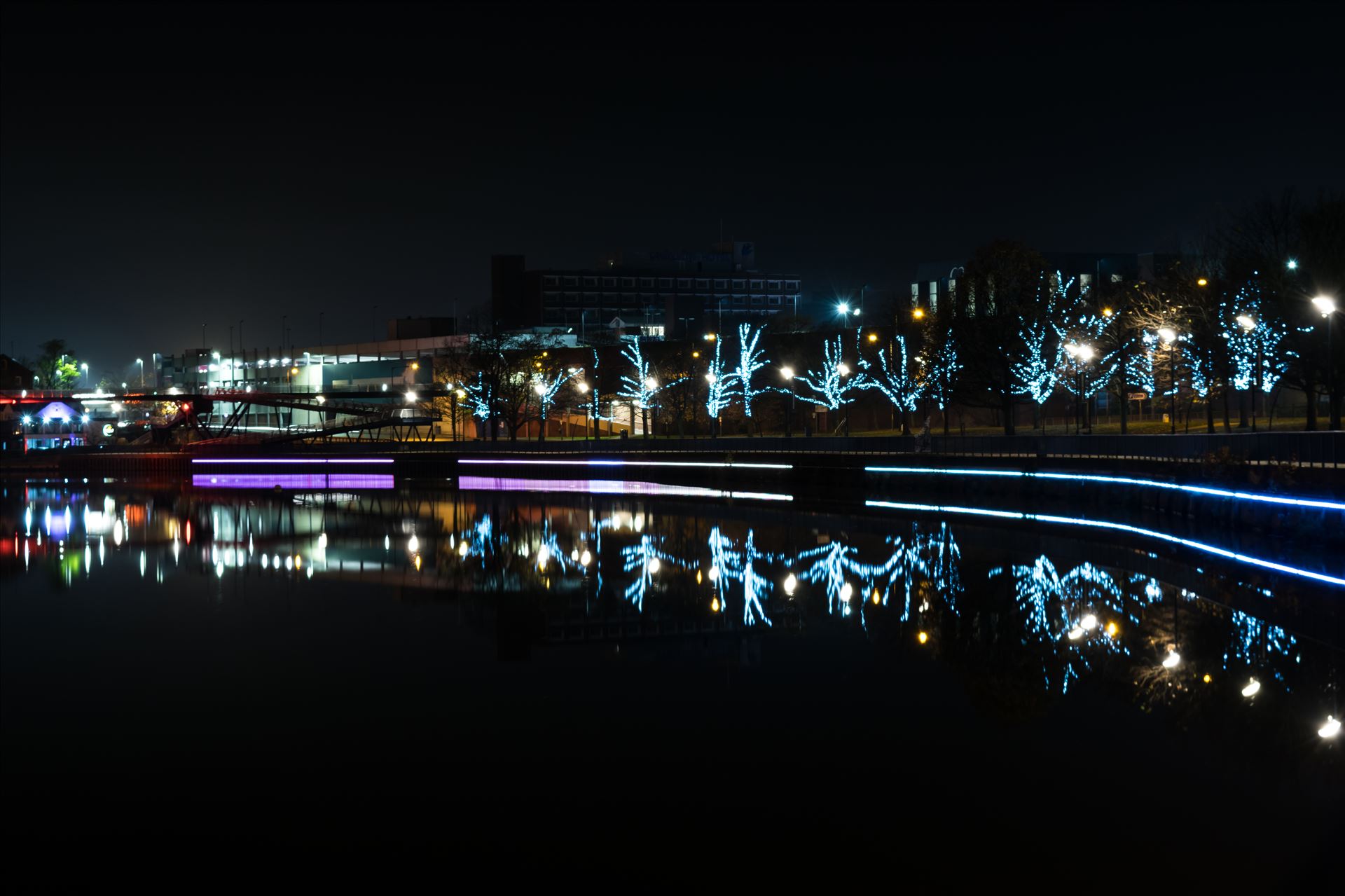Stockton riverside at night - Stockton riverside at night by AJ Stoves Photography