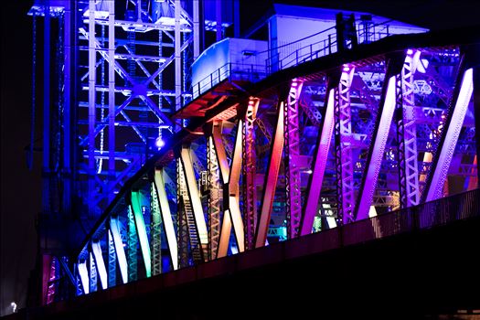 Newport Bridge in all its Colourful Glory